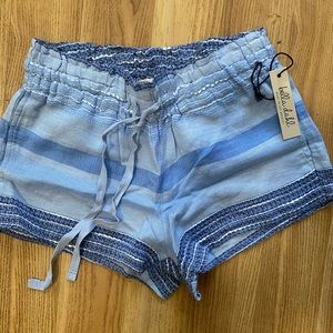 NWT Bell Dahl Flowy Striped Shorts Size Xsmall